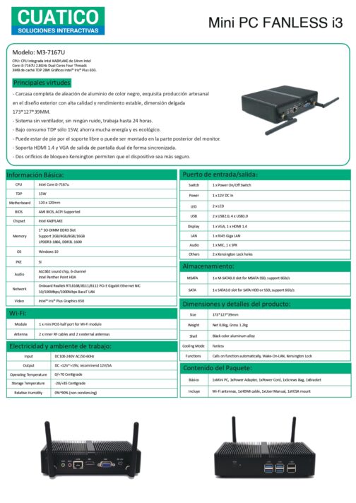Mini PC FANLESS Industrial i3/i5 - Imagen 6