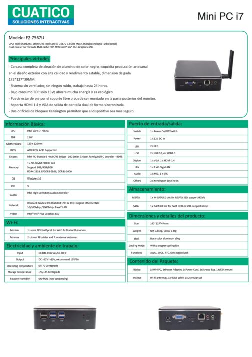 Mini PC Industrial i7 - Imagen 4
