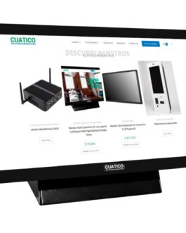 Monitor Táctil Capacitivo 19» con soporte multiángulo Hdmi Vga Multitáctil Kiosko Totem
