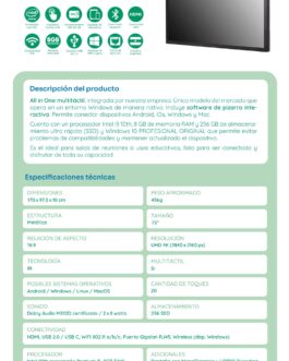 Pantalla Interactiva Educativa/Oficinas 75»